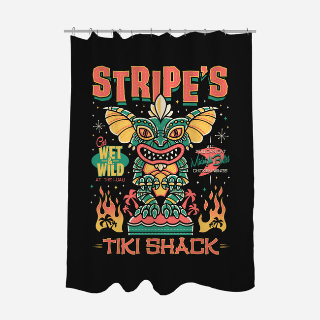 Stripe's Tiki Shack-None-Polyester-Shower Curtain-Nemons