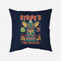 Stripe's Tiki Shack-None-Removable Cover-Throw Pillow-Nemons