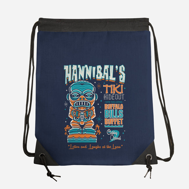 Hannibal's Tiki Hideout-None-Drawstring-Bag-Nemons