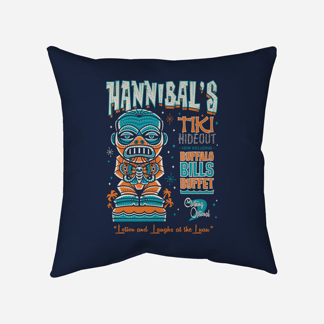 Hannibal's Tiki Hideout-None-Removable Cover w Insert-Throw Pillow-Nemons