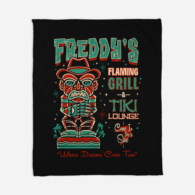 Freddy's Flaming Grill-None-Fleece-Blanket-Nemons