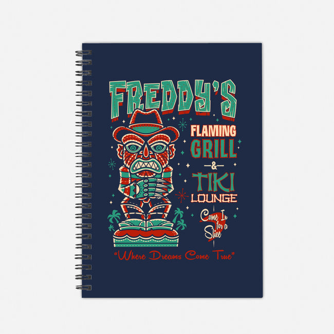 Freddy's Flaming Grill-None-Dot Grid-Notebook-Nemons