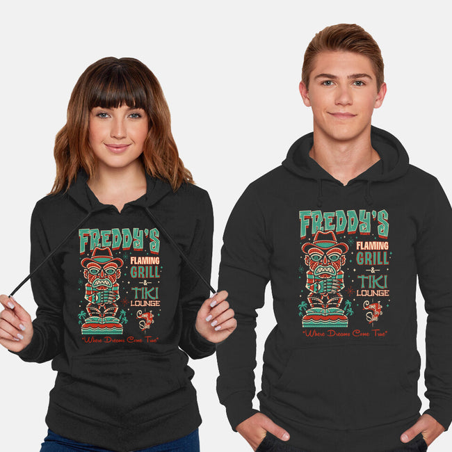 Freddy's Flaming Grill-Unisex-Pullover-Sweatshirt-Nemons