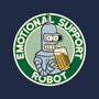 Emotional Support Robot-Womens-Fitted-Tee-Melonseta