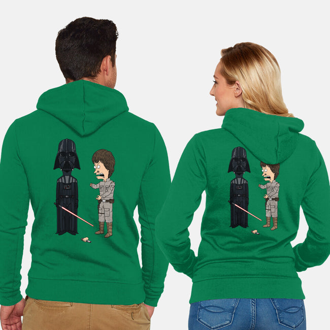 Stupid Duelist-Unisex-Zip-Up-Sweatshirt-pigboom