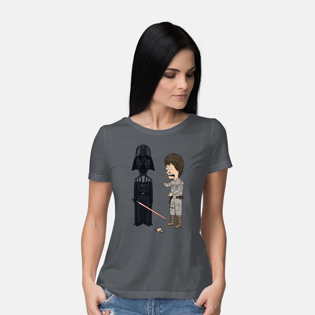 Stupid Duelist-Womens-Basic-Tee-pigboom