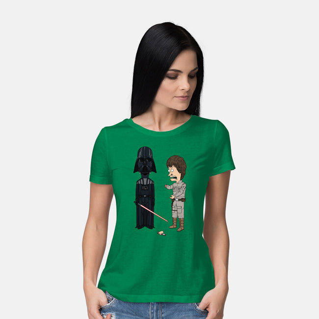 Stupid Duelist-Womens-Basic-Tee-pigboom