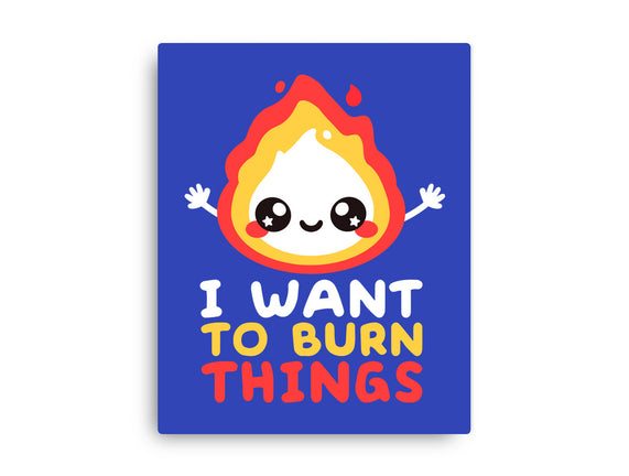 I Want To Burn Things