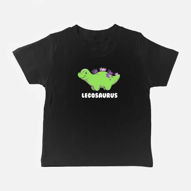 Legosaurus Dinosaur-Baby-Basic-Tee-tobefonseca