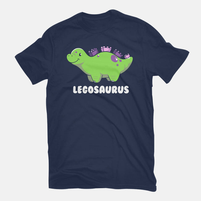 Legosaurus Dinosaur-Womens-Fitted-Tee-tobefonseca