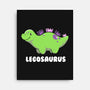 Legosaurus Dinosaur-None-Stretched-Canvas-tobefonseca