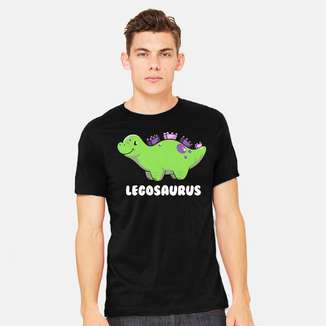 Legosaurus Dinosaur-Mens-Heavyweight-Tee-tobefonseca