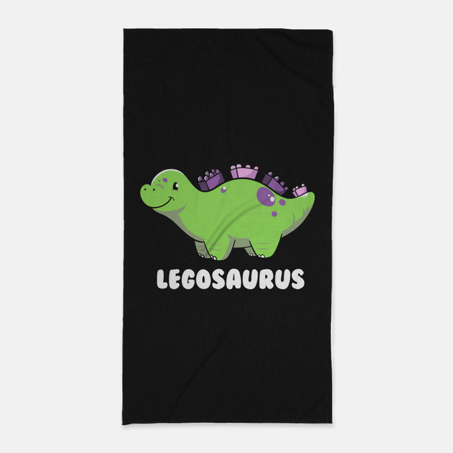 Legosaurus Dinosaur-None-Beach-Towel-tobefonseca