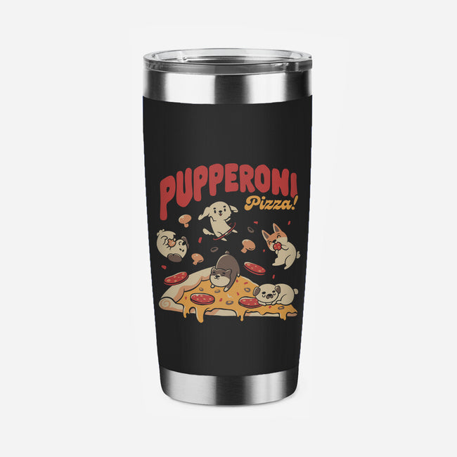 Pupperoni Pizza-None-Stainless Steel Tumbler-Drinkware-tobefonseca