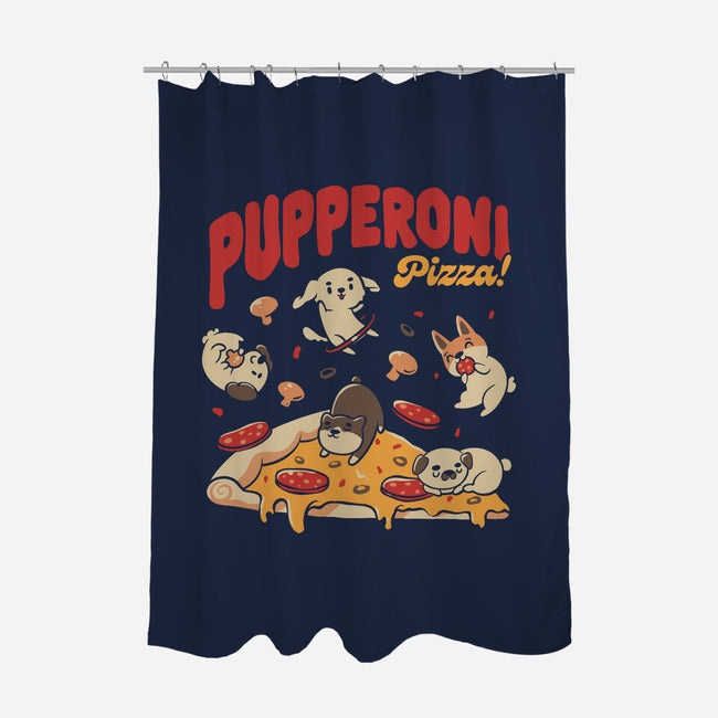 Pupperoni Pizza-None-Polyester-Shower Curtain-tobefonseca