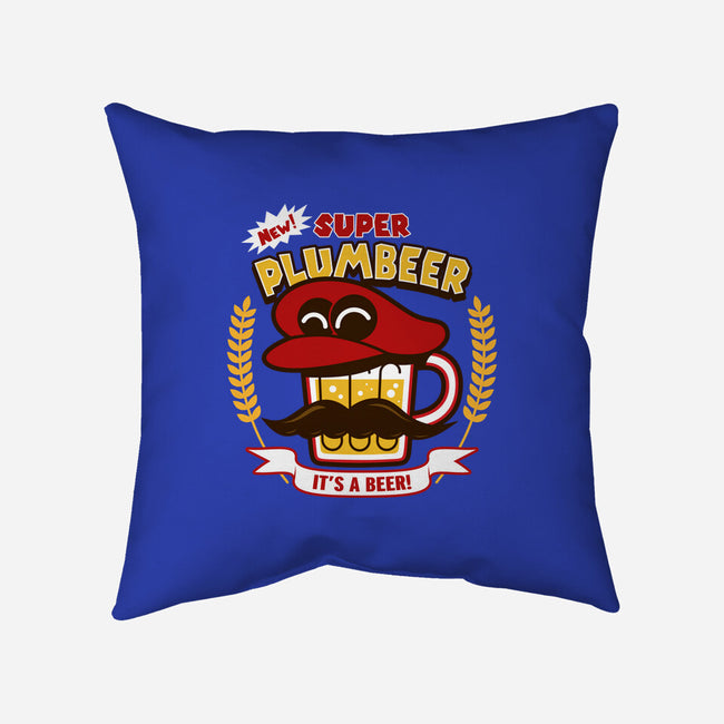 Super Plumbeer-None-Removable Cover-Throw Pillow-Boggs Nicolas