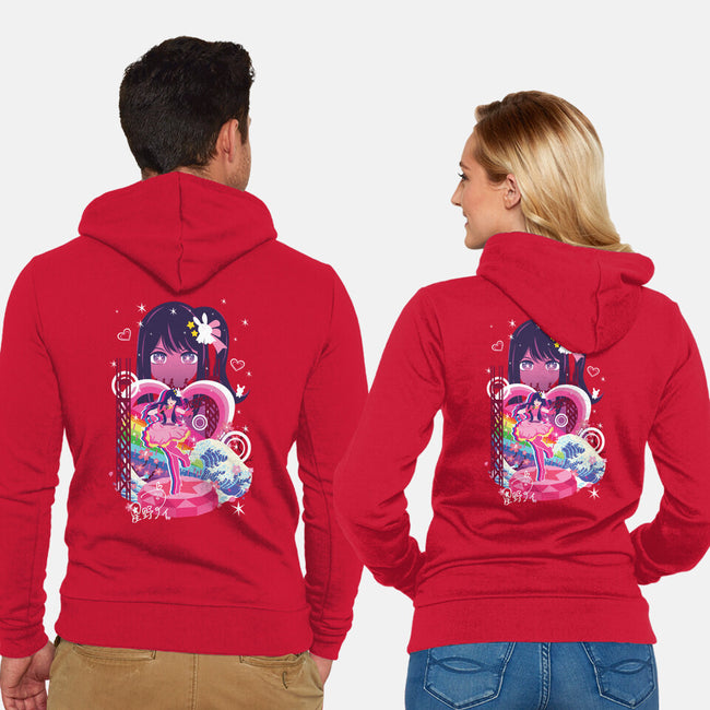 Idol-Unisex-Zip-Up-Sweatshirt-SwensonaDesigns