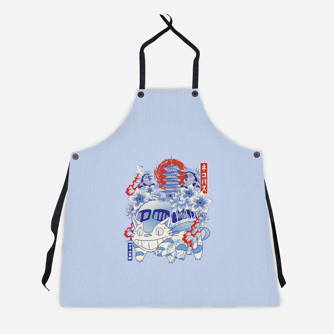 Porcelain Catbus-Unisex-Kitchen-Apron-gaci