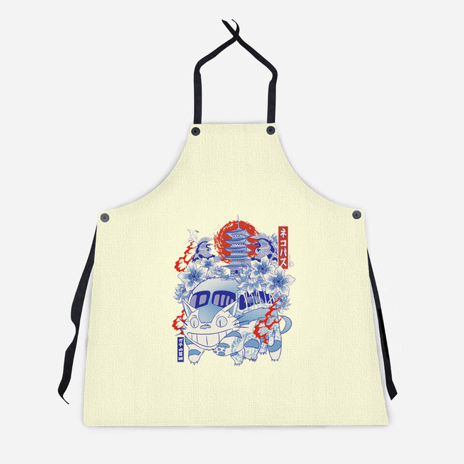 Porcelain Catbus-Unisex-Kitchen-Apron-gaci