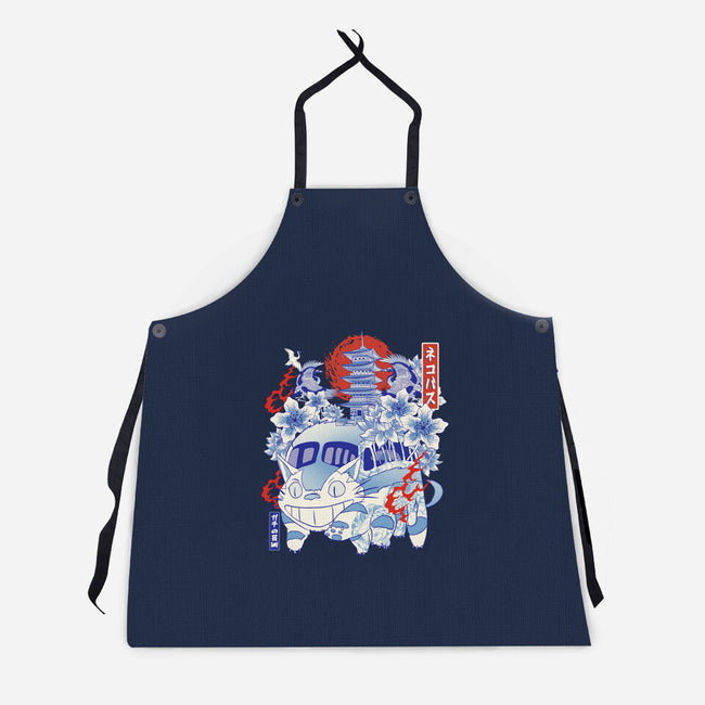 Porcelain Catbus-Unisex-Kitchen-Apron-gaci
