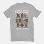 Think About Books-Mens-Basic-Tee-Weird & Punderful