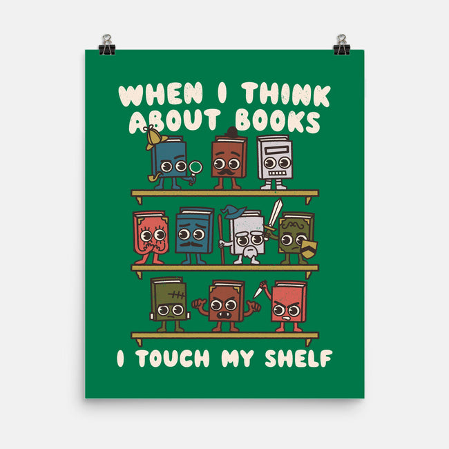 Think About Books-None-Matte-Poster-Weird & Punderful