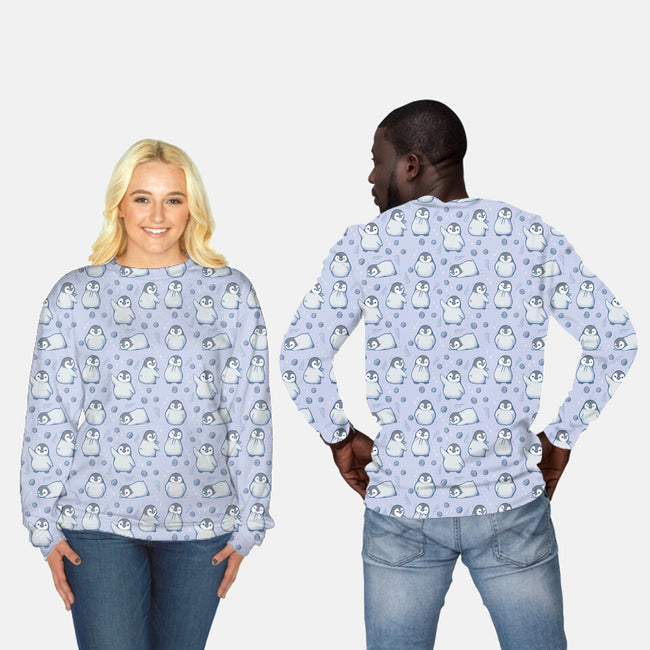 Cute Penguins-Unisex-All Over Print Crew Neck-Sweatshirt-xMorfina