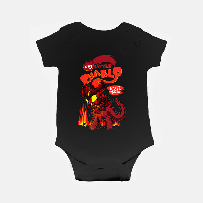 My Little Diablo-Baby-Basic-Onesie-demonigote