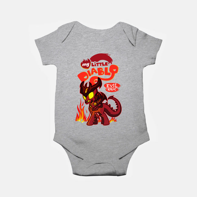 My Little Diablo-Baby-Basic-Onesie-demonigote