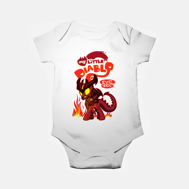 My Little Diablo-Baby-Basic-Onesie-demonigote