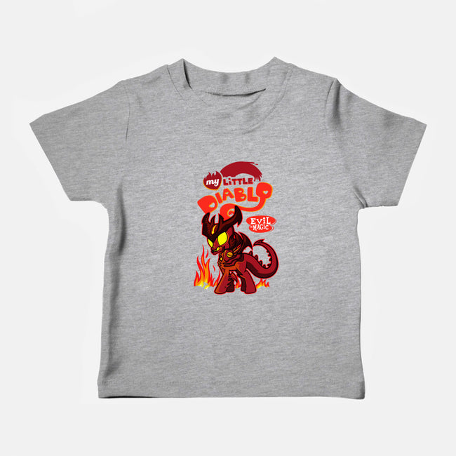 My Little Diablo-Baby-Basic-Tee-demonigote