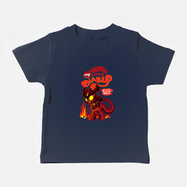 My Little Diablo-Baby-Basic-Tee-demonigote