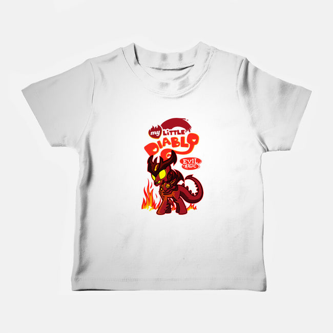 My Little Diablo-Baby-Basic-Tee-demonigote