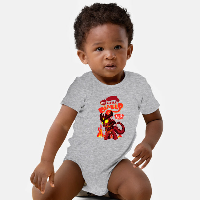 My Little Diablo-Baby-Basic-Onesie-demonigote