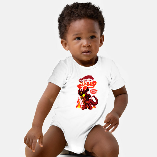 My Little Diablo-Baby-Basic-Onesie-demonigote