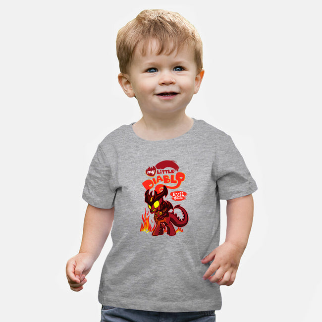 My Little Diablo-Baby-Basic-Tee-demonigote