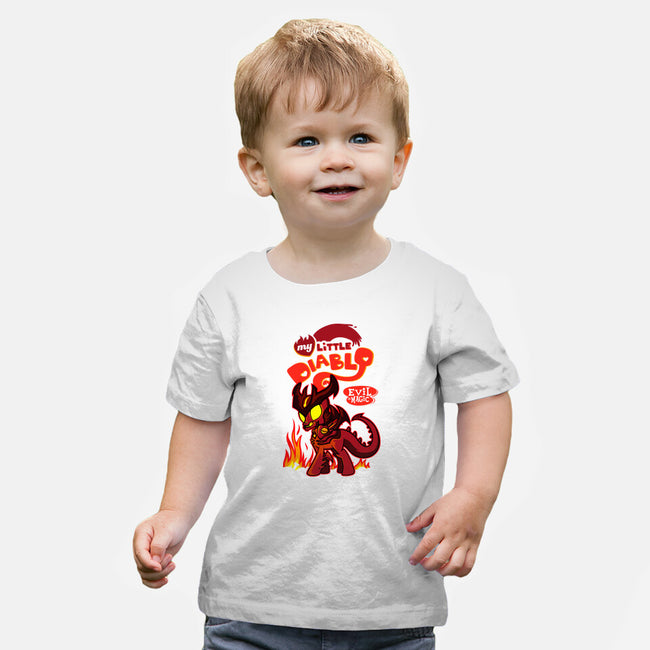 My Little Diablo-Baby-Basic-Tee-demonigote
