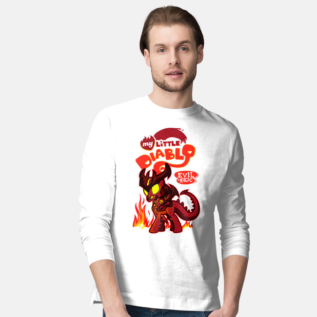 My Little Diablo-Mens-Long Sleeved-Tee-demonigote