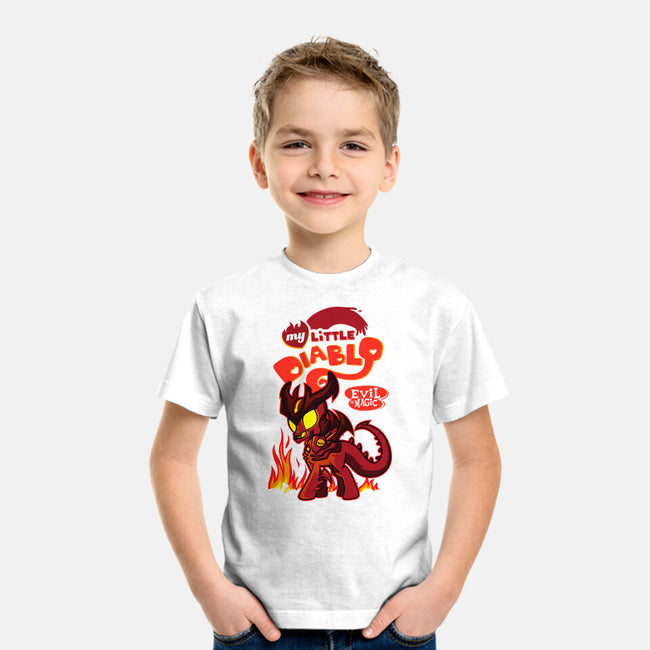 My Little Diablo-Youth-Basic-Tee-demonigote