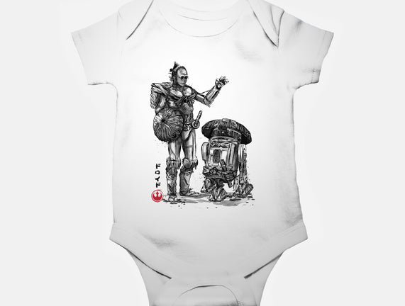Samurai Droids Sumi-e