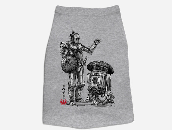 Samurai Droids Sumi-e