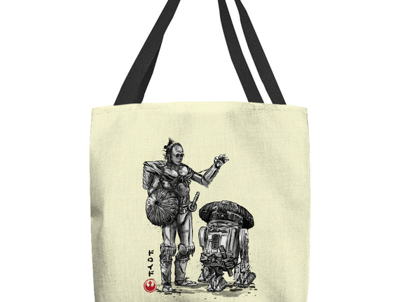Samurai Droids Sumi-e