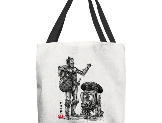 Samurai Droids Sumi-e