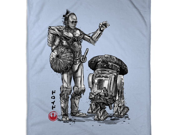 Samurai Droids Sumi-e