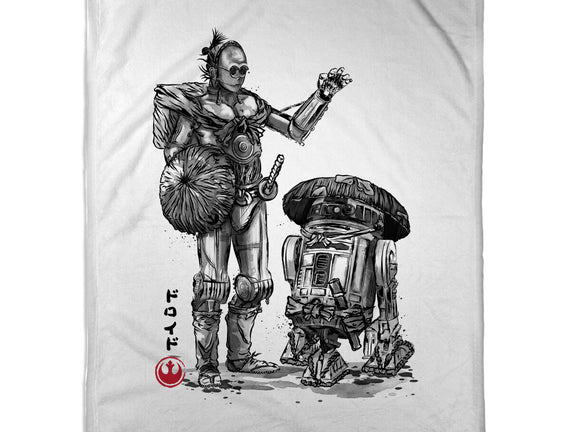 Samurai Droids Sumi-e