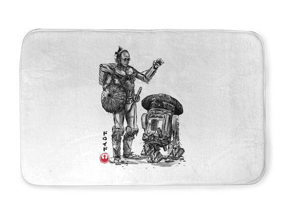 Samurai Droids Sumi-e