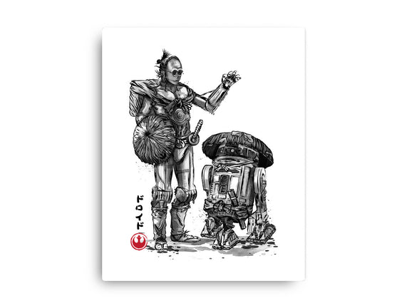Samurai Droids Sumi-e