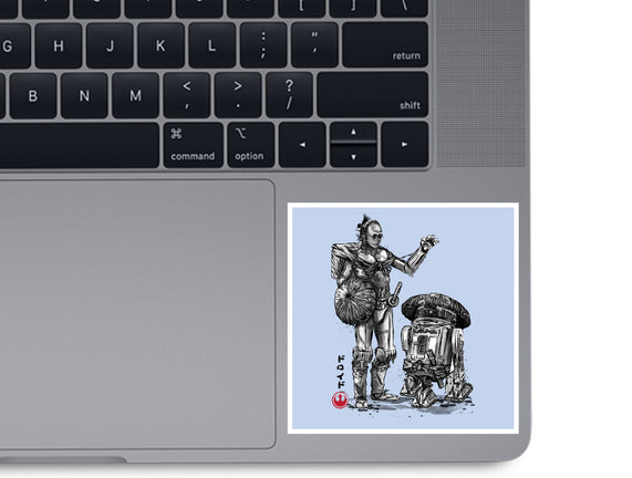 Samurai Droids Sumi-e