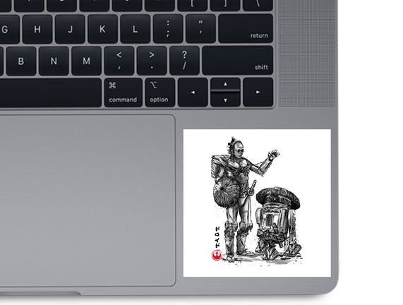 Samurai Droids Sumi-e