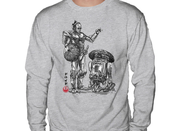 Samurai Droids Sumi-e